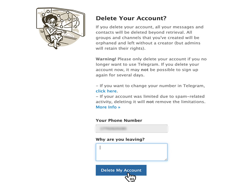 How to Delete Telegram X Account Permanently?