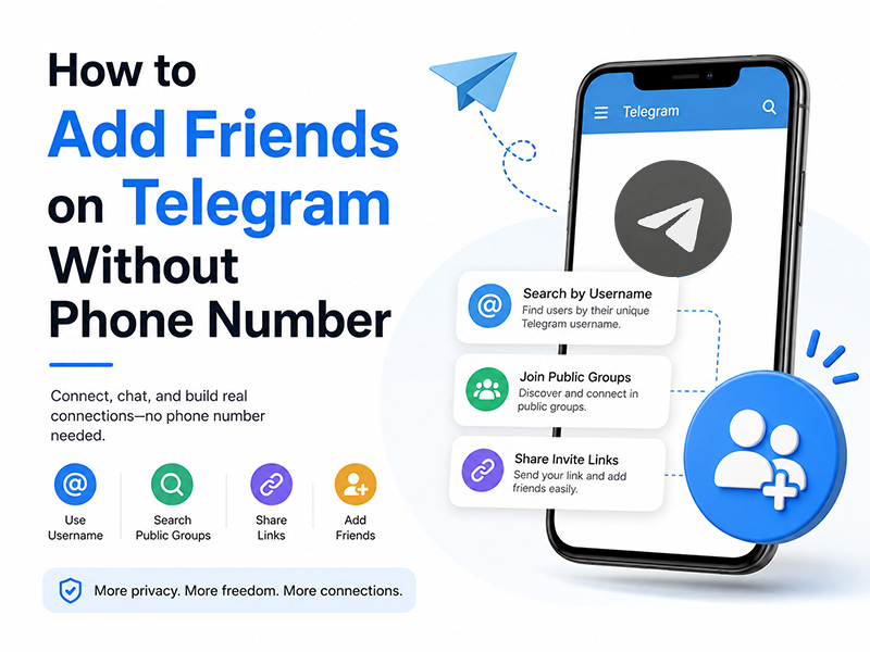 How to Add Friends on Telegram Without Phone Number