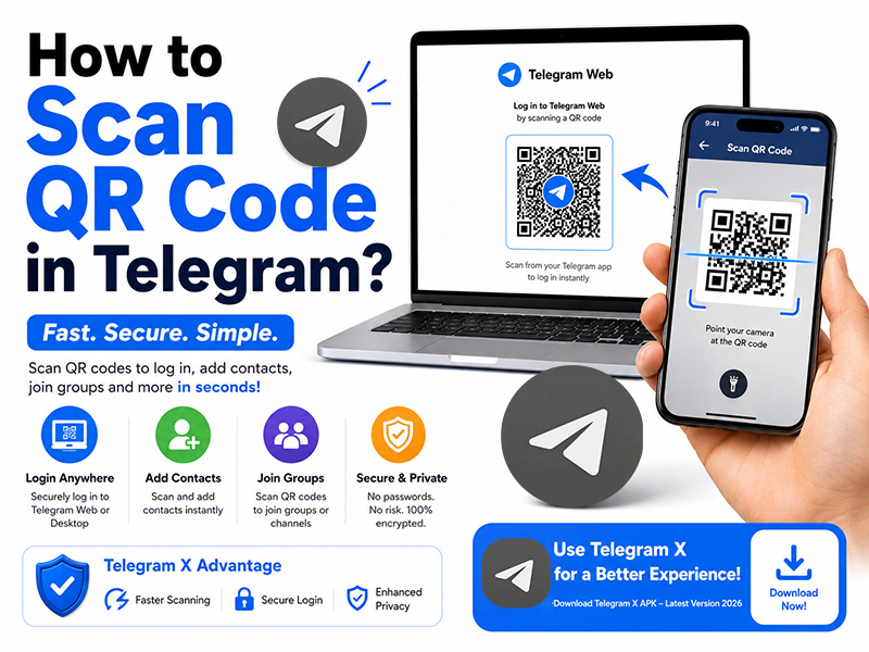 How to Scan QR Code in Telegram?