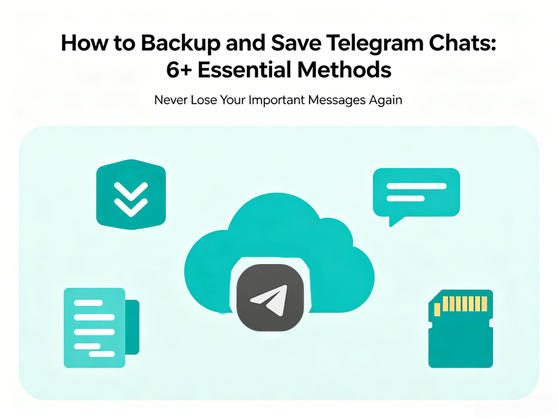How to Backup and Save Telegram Chats: 6+ Essential Methods