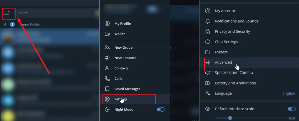 Method 1: Export Telegram Chats Using Telegram Desktop