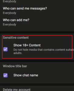 How to Enable Sensitive Content on Telegram iPhone