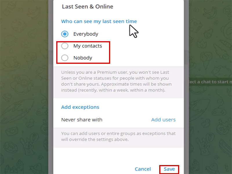 How to Hide Your Online Status on Telegram