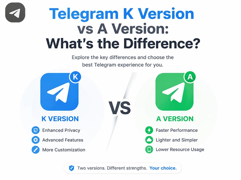 Telegram K Version vs A Version: What's the Difference